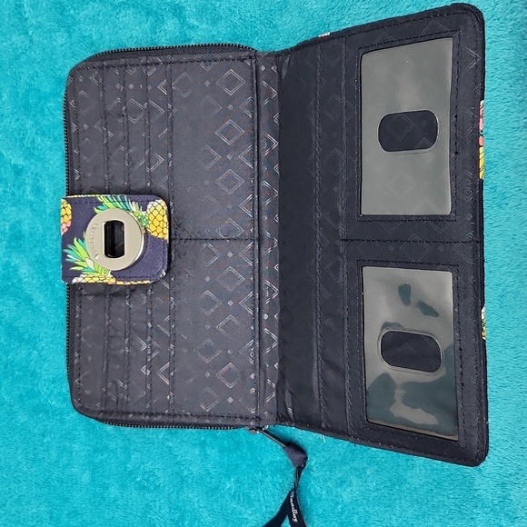 Vera Bradley TOUCAN PARTY RFID TURNLOCK WALLET - Picture 6 of 8